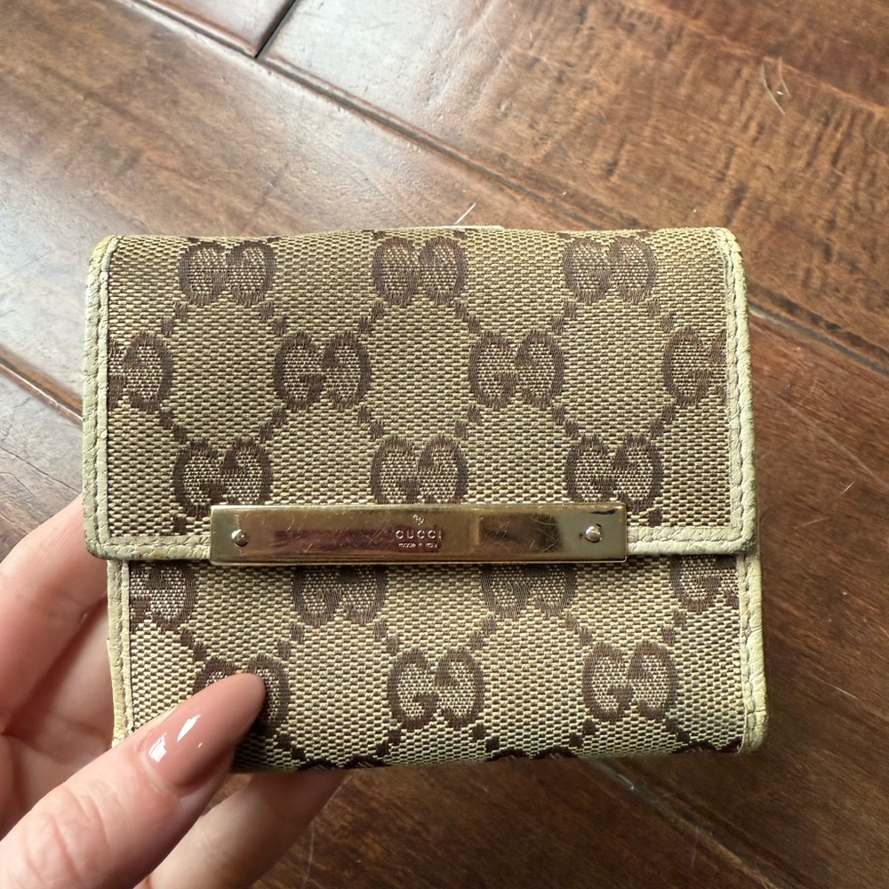 Gucci‎ Jacquard Canvas Wallet